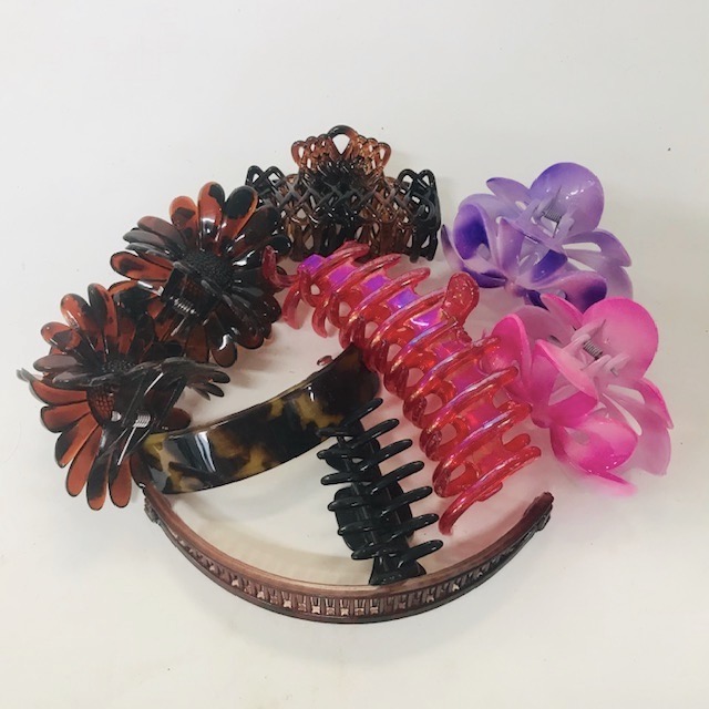 HAIR CLIP, Plastic Assorted